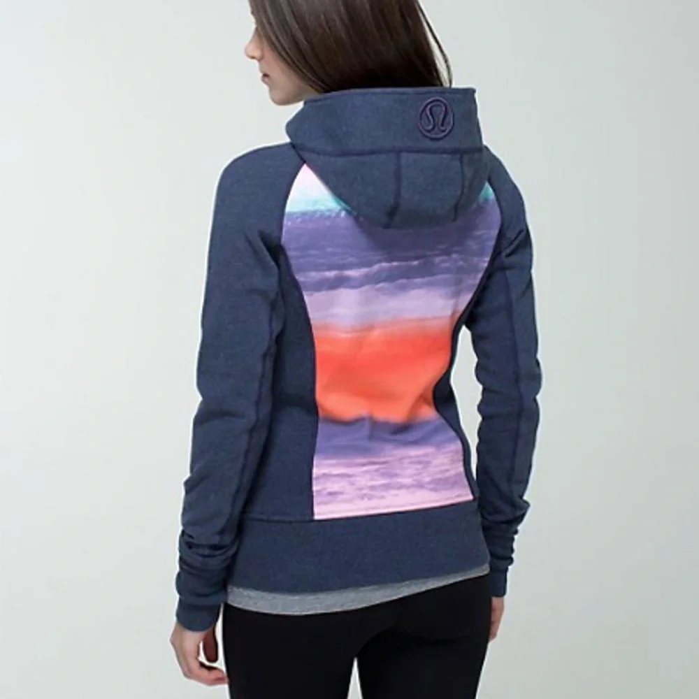 Lululemon Scuba Hoodie II Heathered Cadet Blue / Cadet Blue / Beachscape Multi 8